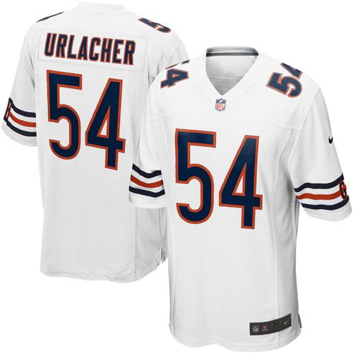Men Chicago Bears #54 Brian Urlacher Nike White Game Player NFL Jersey->chicago bears->NFL Jersey